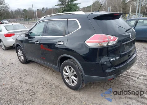 2015 Nissan Rogue Sv z USA, uszkodzony, nr VIN KNMAT2MT8FP514738